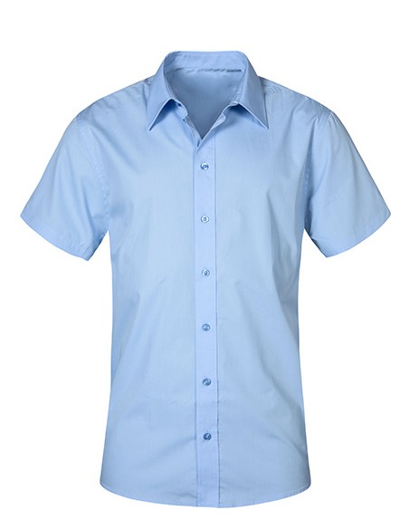 P-6300-Mens Poplin Shirt Short Sleeve