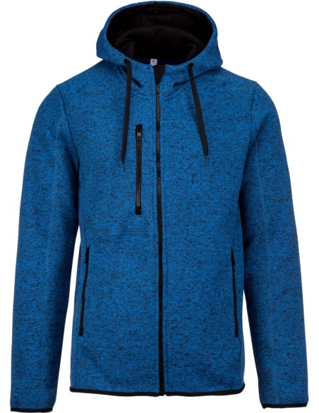 P-PA365-MEN'S HEATHER HOODED JACKET