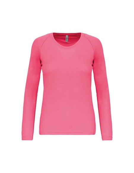 P-PA444-LADIES' LONG-SLEEVED SPORTS T-SHIRT