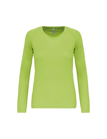 P-PA444-LADIES' LONG-SLEEVED SPORTS T-SHIRT