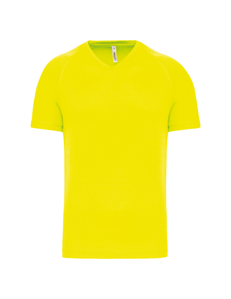 P-PA476-MEN’S V-NECK SHORT SLEEVE SPORTS T-SHIRT