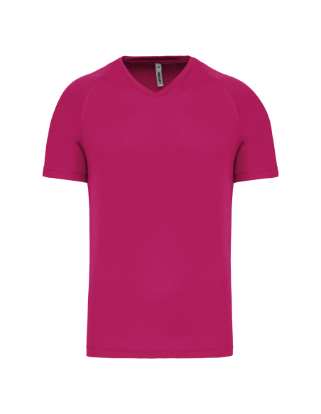 P-PA476-MEN’S V-NECK SHORT SLEEVE SPORTS T-SHIRT