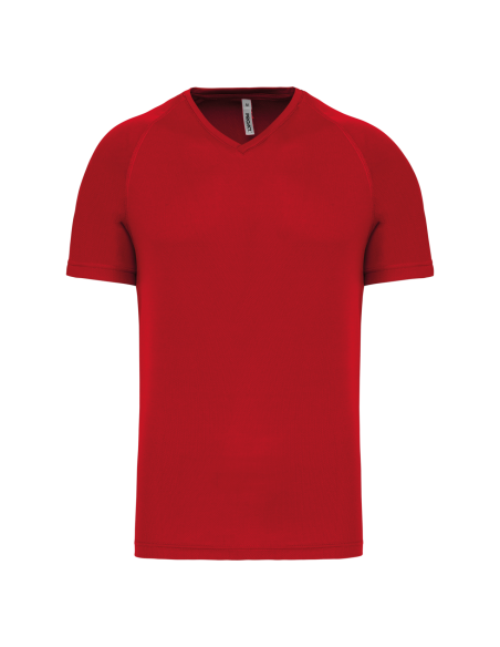 P-PA476-MEN’S V-NECK SHORT SLEEVE SPORTS T-SHIRT