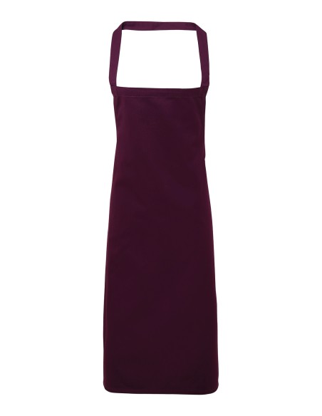 P-PR102-Organic Cotton Bib Apron (No Pocket)
