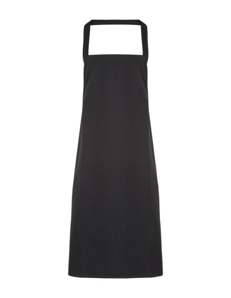 P-PR102-Organic Cotton Bib Apron (No Pocket)