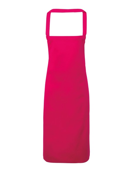 P-PR102-Organic Cotton Bib Apron (No Pocket)