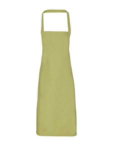 P-PR102-Organic Cotton Bib Apron (No Pocket)