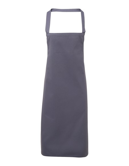 P-PR102-Organic Cotton Bib Apron (No Pocket)