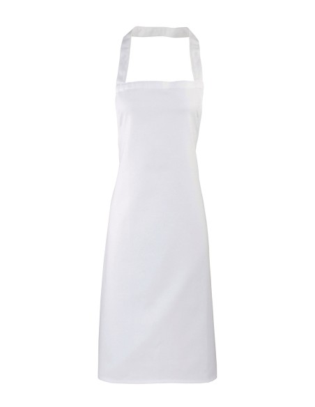 P-PR102-Organic Cotton Bib Apron (No Pocket)
