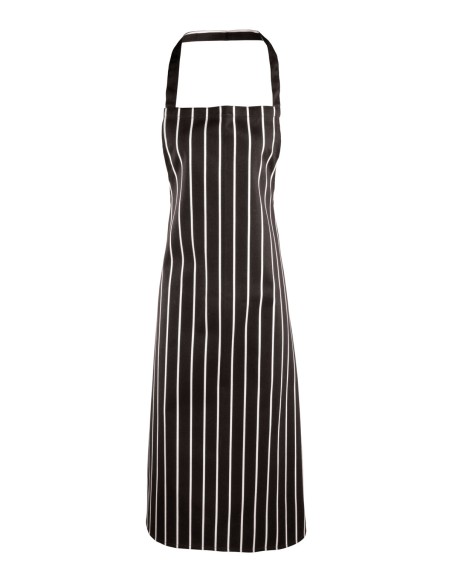 P-PR110-Striped Bib Apron