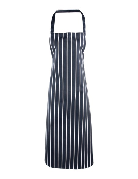 P-PR110-Striped Bib Apron