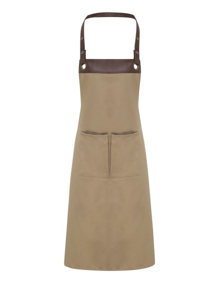 P-PR123-Espresso Bib Apron