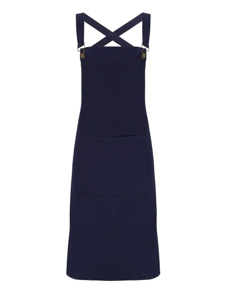 P-PR129-Cross Back Barista Bib Apron