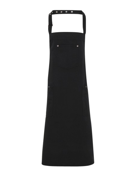 P-PR132-Cotton Chino Bib Apron