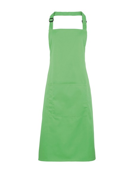 P-PR154-Colours Collection Bib Apron With Pocket