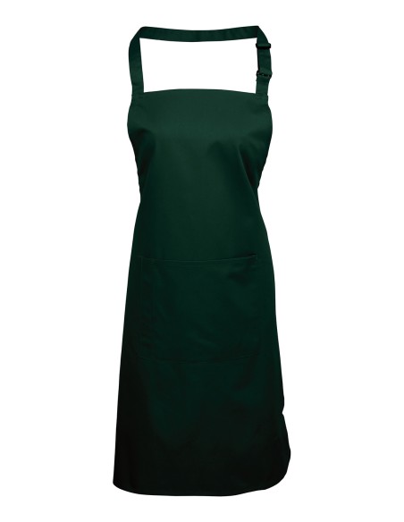 P-PR154-Colours Collection Bib Apron With Pocket