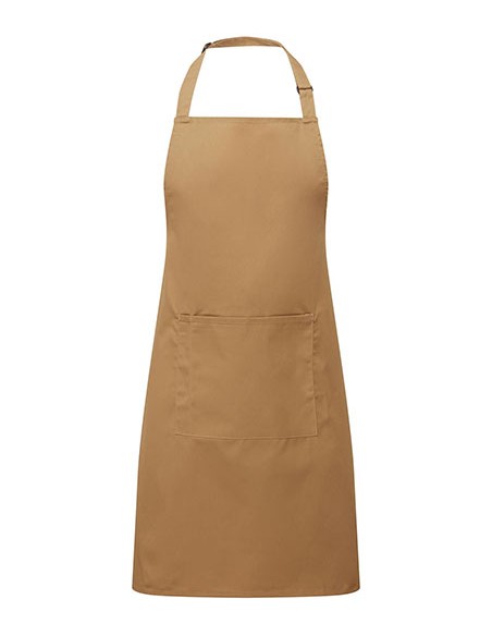 P-PR154-Colours Collection Bib Apron With Pocket