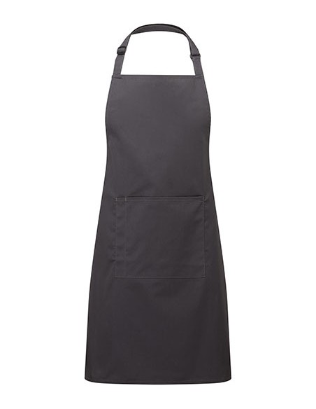 P-PR154-Colours Collection Bib Apron With Pocket