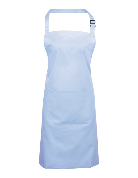 P-PR154-Colours Collection Bib Apron With Pocket