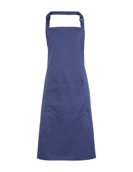 P-PR154-Colours Collection Bib Apron With Pocket