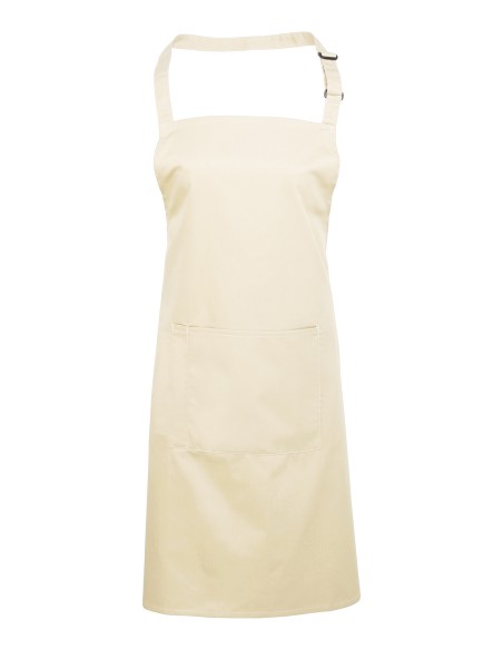P-PR154-Colours Collection Bib Apron With Pocket