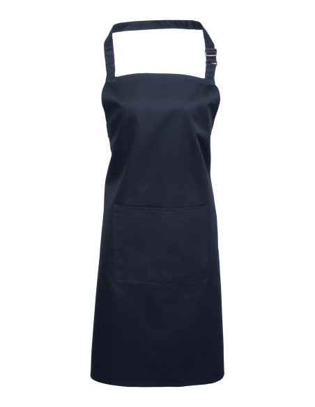 P-PR154-Colours Collection Bib Apron With Pocket
