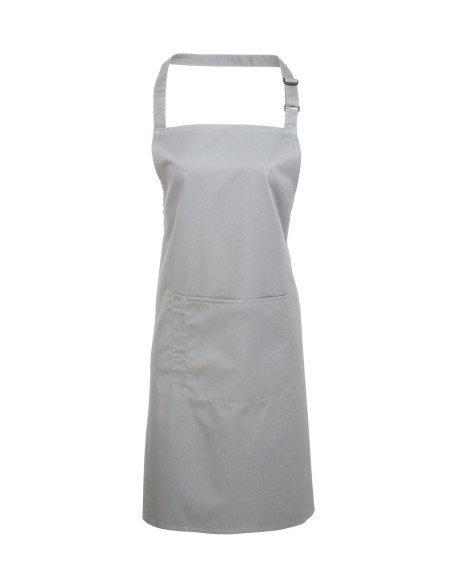 P-PR154-Colours Collection Bib Apron With Pocket