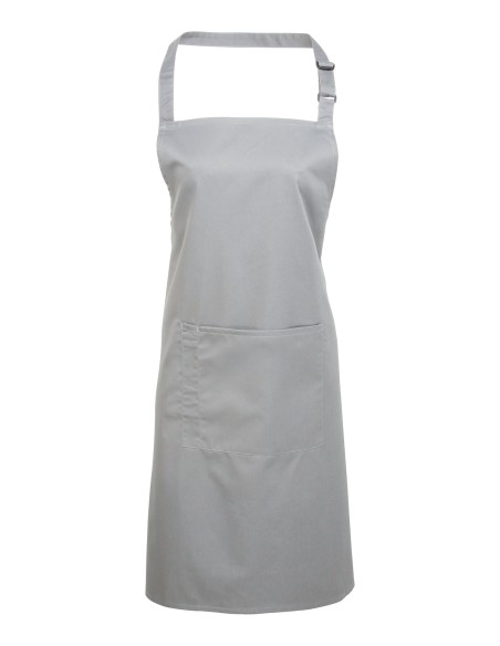 P-PR154-Colours Collection Bib Apron With Pocket