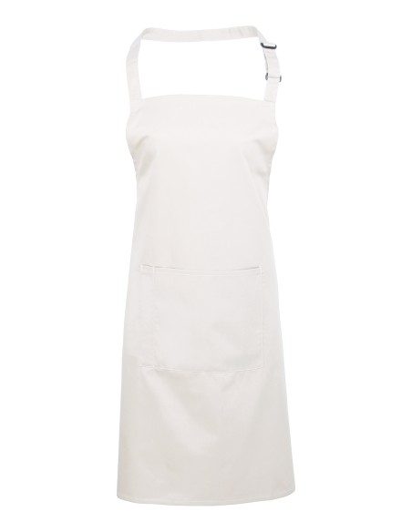 P-PR154-Colours Collection Bib Apron With Pocket
