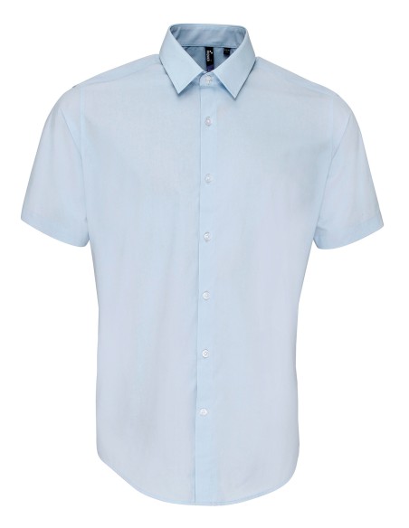P-PR209-Chemise à manches courtes en popeline Supreme Homme