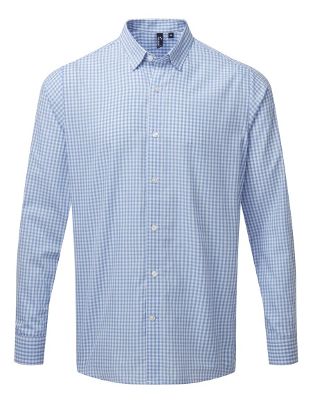 P-PR252-Mens Maxton Check Long Sleeve Shirt