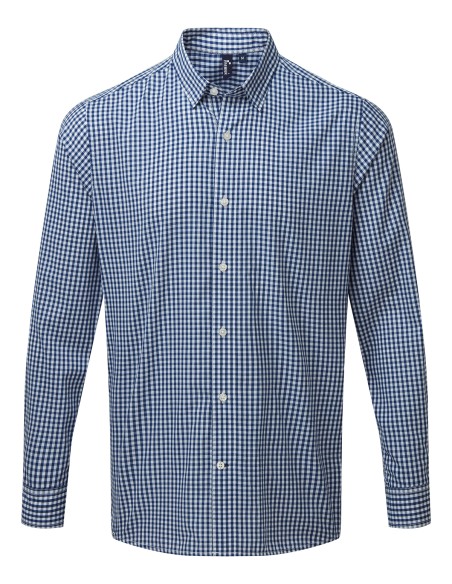 P-PR252-Mens Maxton Check Long Sleeve Shirt