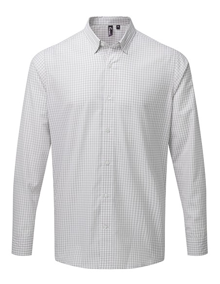 P-PR252-Mens Maxton Check Long Sleeve Shirt