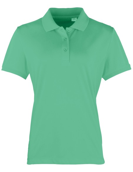 P-PR616-Womens Coolchecker® Piqué Polo