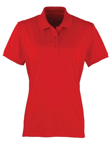 P-PR616-Womens Coolchecker® Piqué Polo