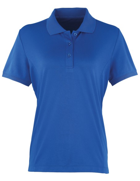 P-PR616-Womens Coolchecker® Piqué Polo