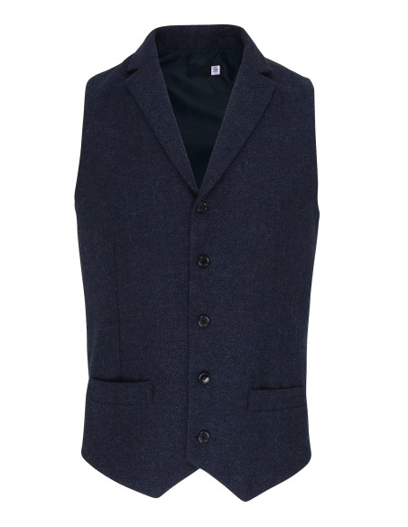 P-PR625-Mens Herringbone Waistcoat