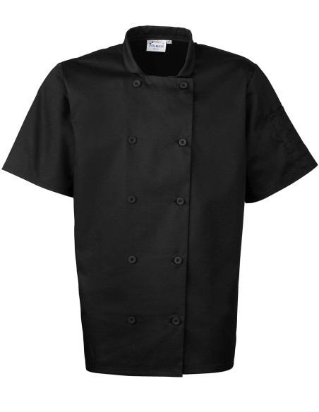 P-PR656-Short Sleeve Chefs Jacket