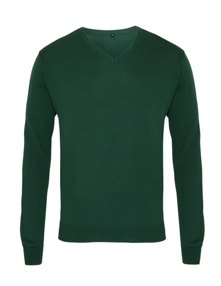 P-PR694-Mens V-Neck Knitted Sweater