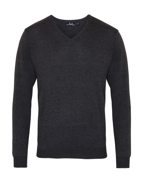 P-PR694-Mens V-Neck Knitted Sweater