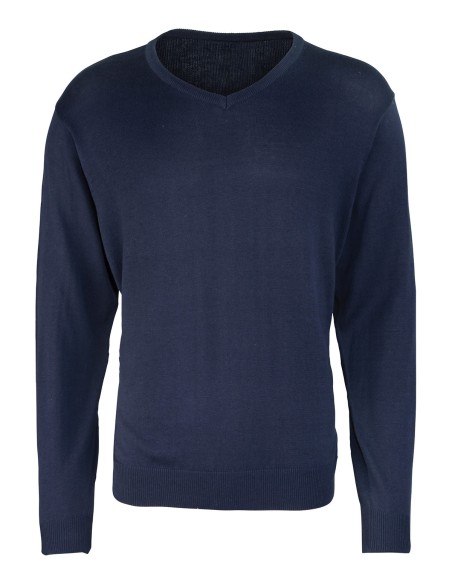P-PR694-Mens V-Neck Knitted Sweater