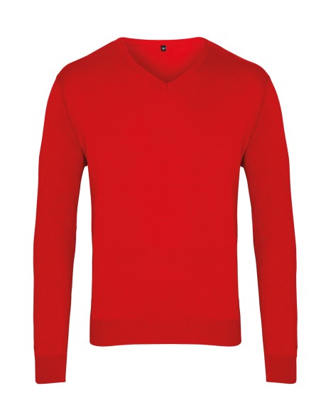 P-PR694-Mens V-Neck Knitted Sweater