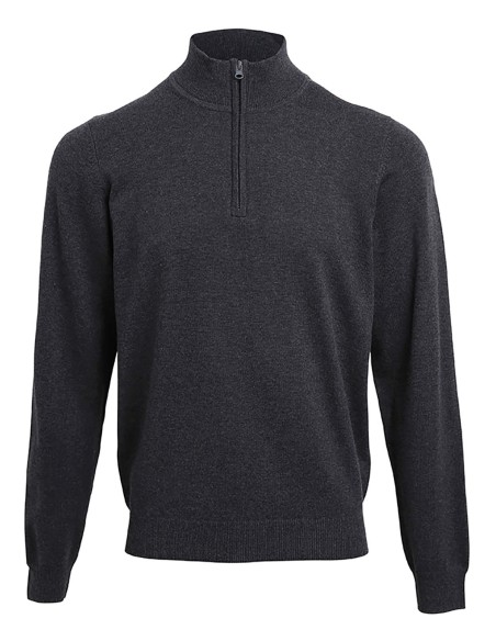 P-PR695-Sweat en tricot 1/4 zip