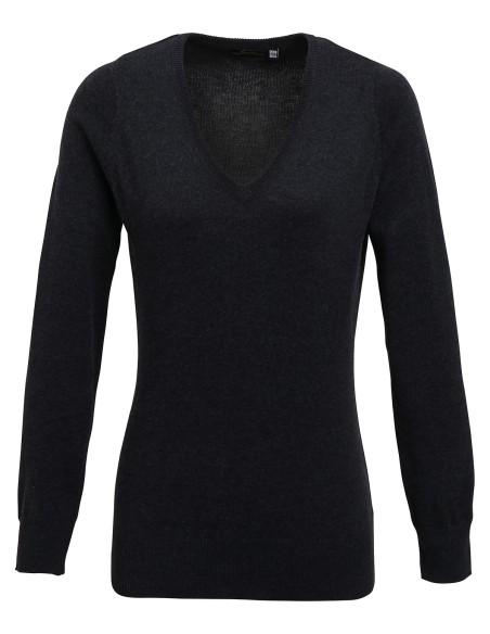 P-PR696-Pull col V Femme