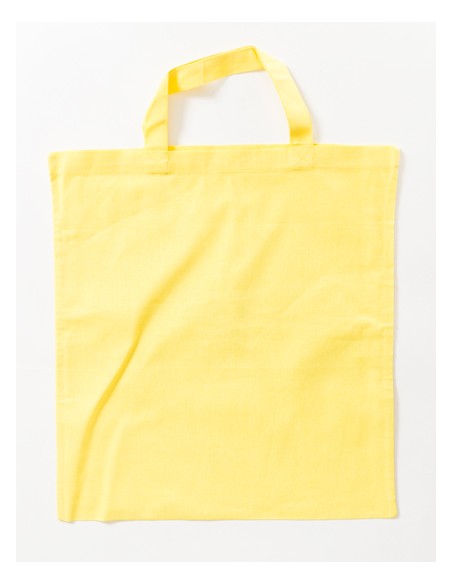 P-XT002-Cotton Bag Colored Short Handles