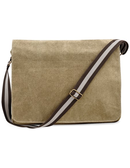 Q-QD610-Vintage Canvas Despatch Bag