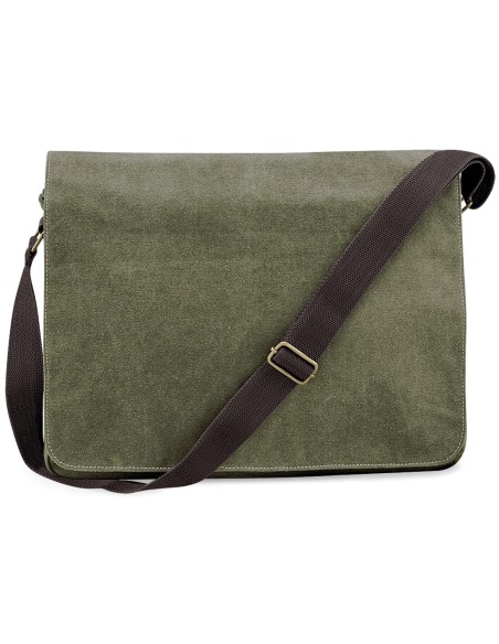Q-QD610-Vintage Canvas Despatch Bag