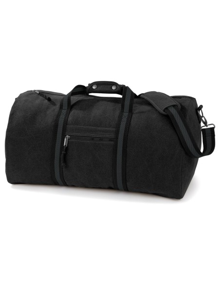 Q-QD613-Vintage Canvas Holdall