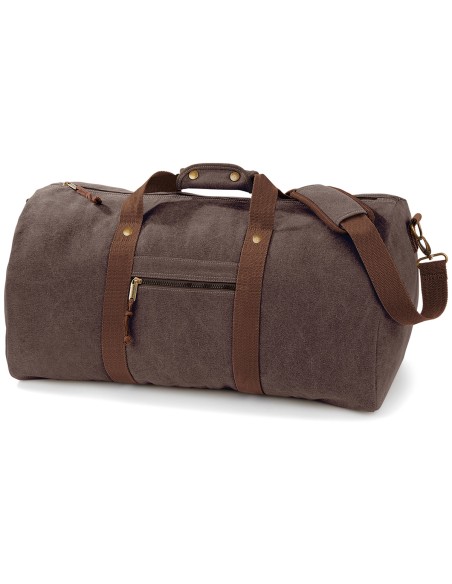 Q-QD613-Vintage Canvas Holdall