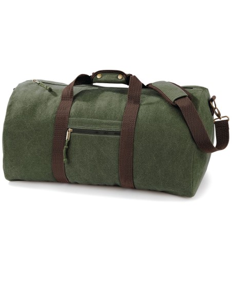 Q-QD613-Vintage Canvas Holdall